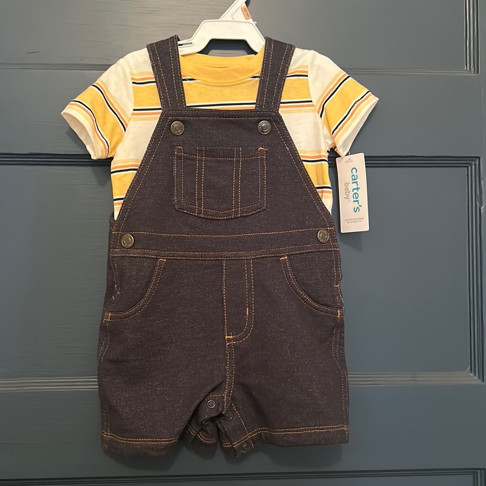 Carter’s Overalls and T-Shirt Set